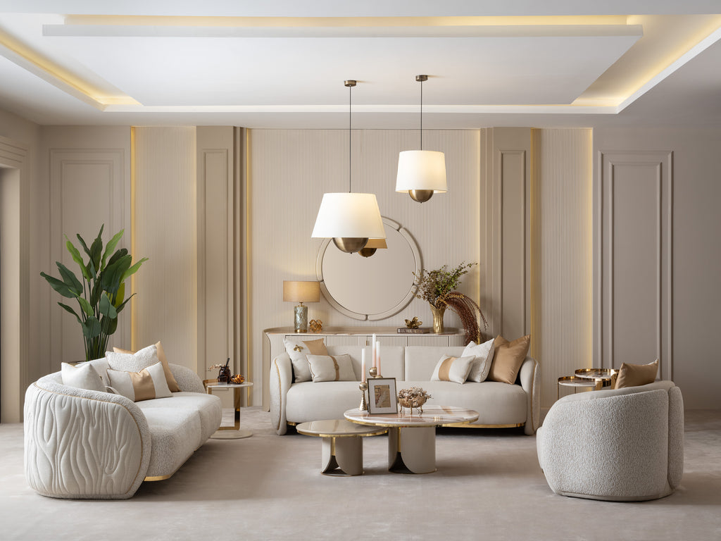 HILTON Sofa Set 3+3+1+1