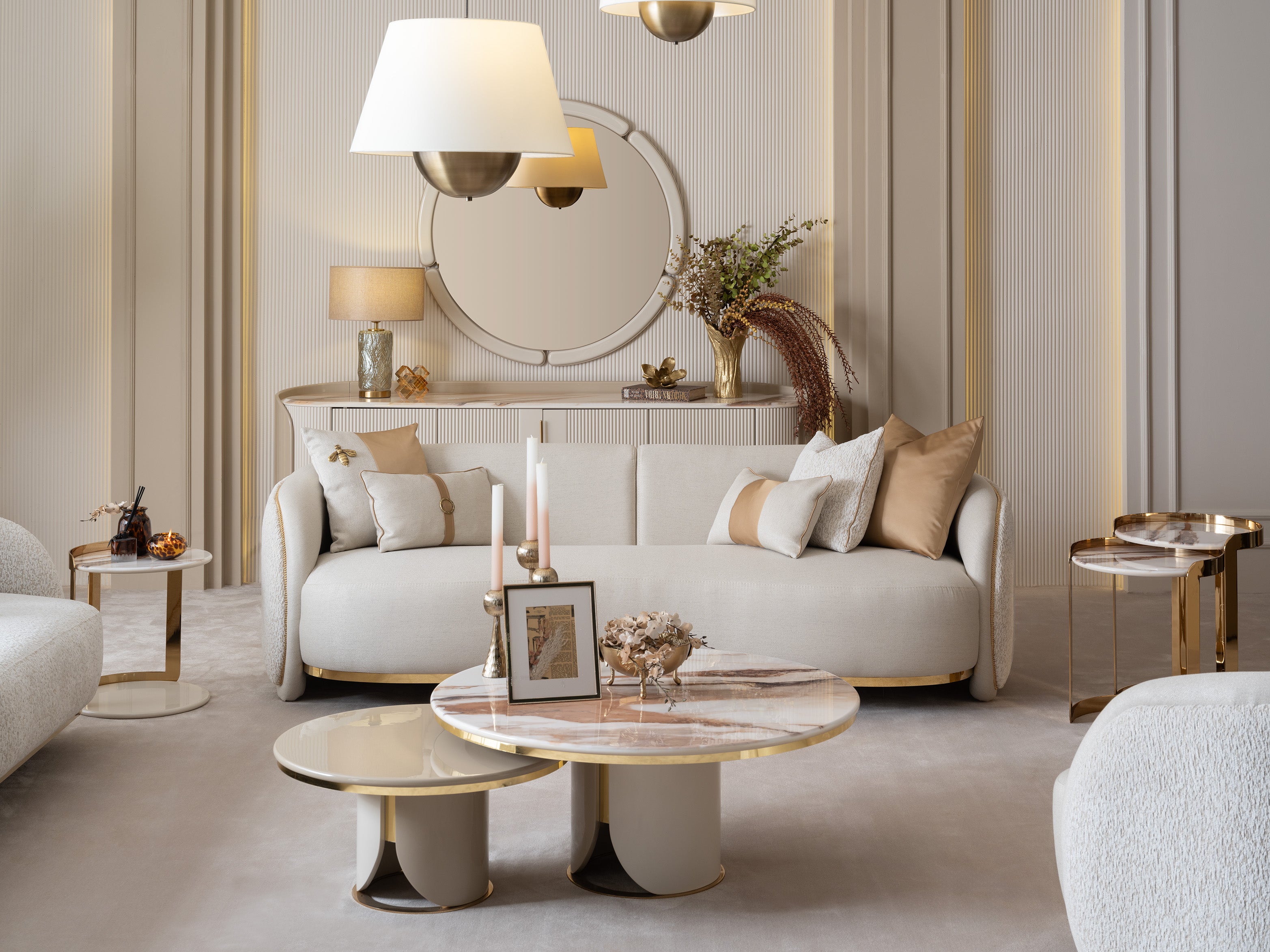 HILTON Coffee Table Set 1+1