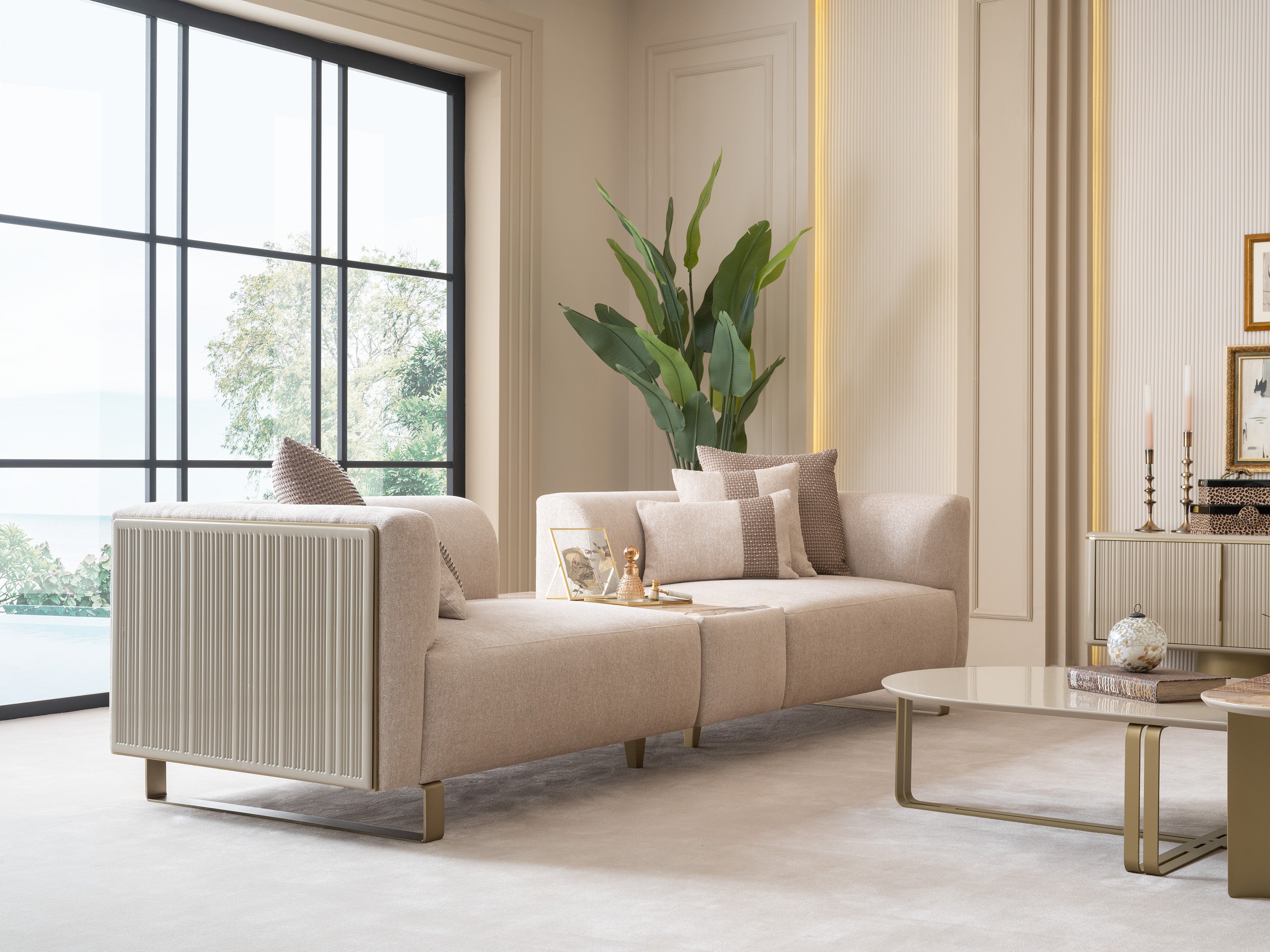 MASSIMO Sofa Set 4+3+1+1+Table