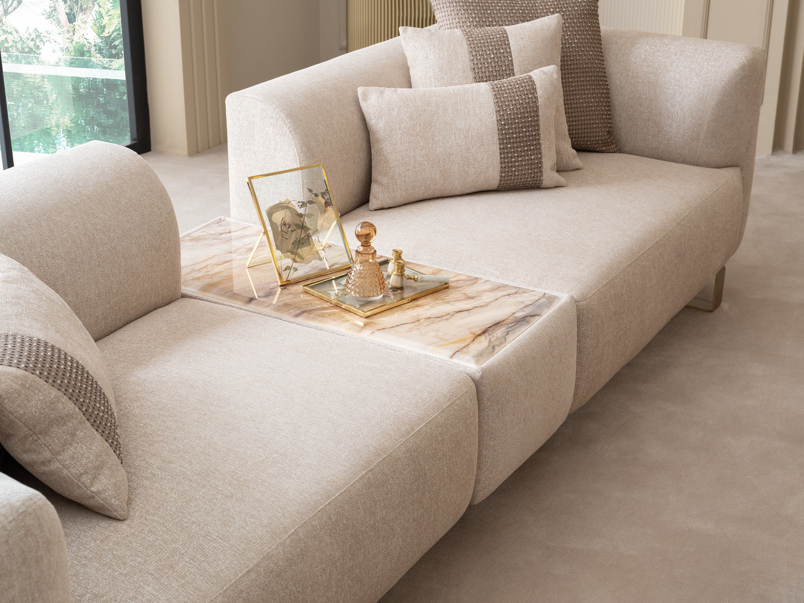 MASSIMO Sofa Set 4+3+1+1+Table
