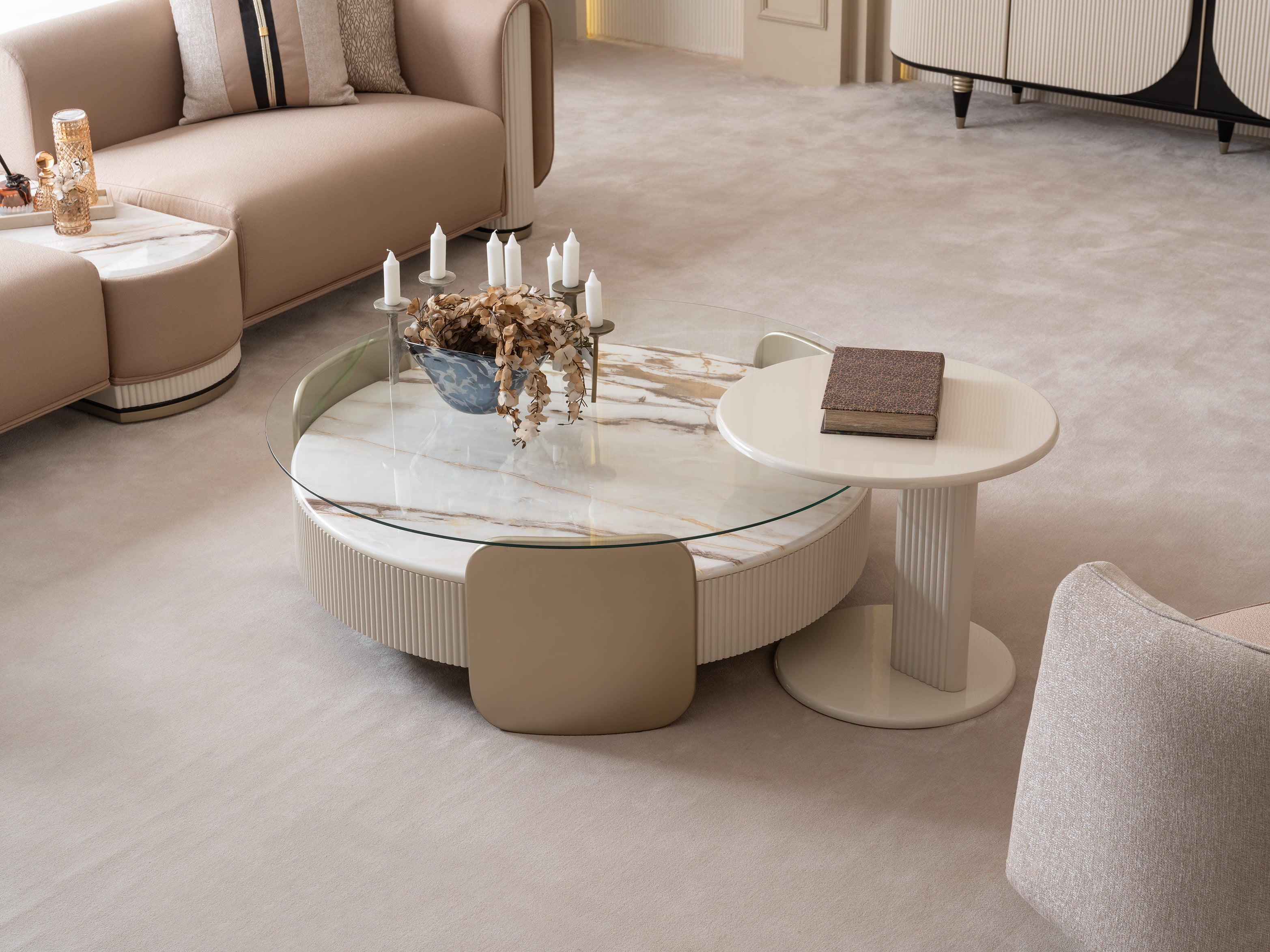 NOBEL Coffee Table Set 1+1