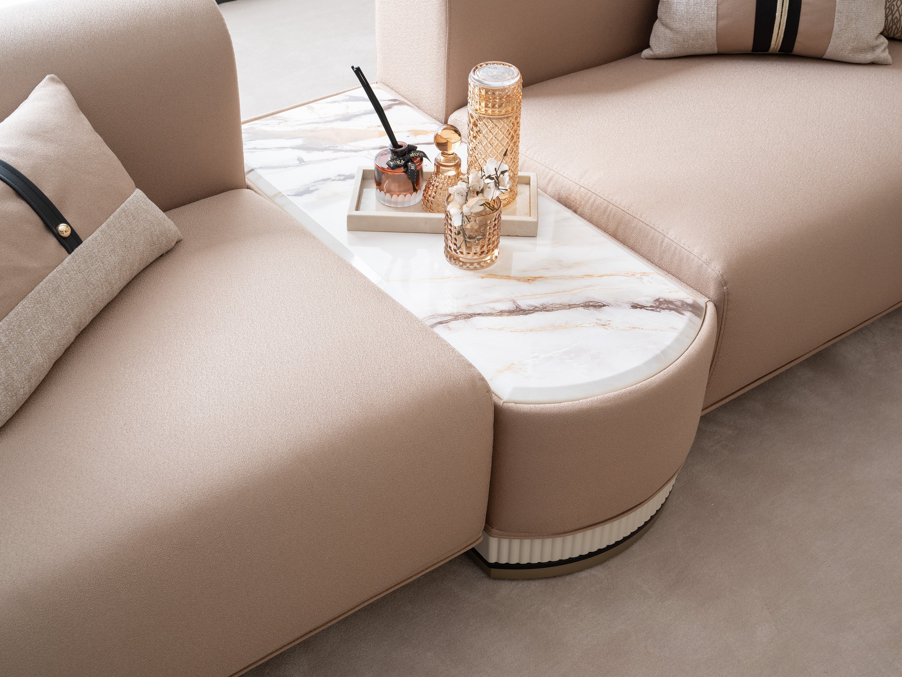 NOBEL Sofa Set 3+3+1+1+Table