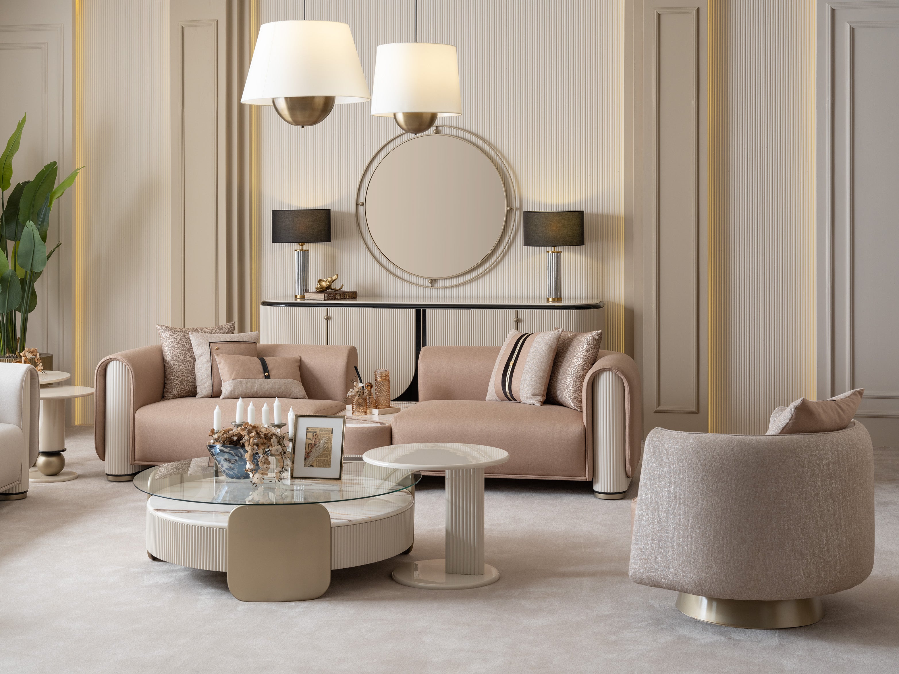 NOBEL Coffee Table Set 1+1